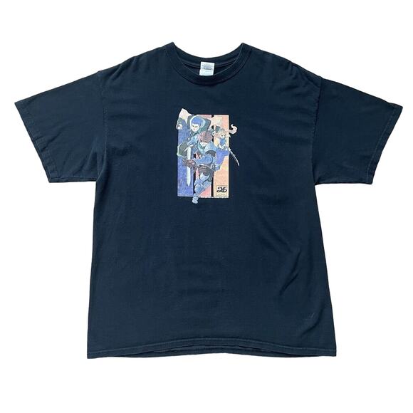 Vintage YS Seven PSP T-Shirt Video Game Promo T-Shirt Size XL RARE Black Falcom - Picture 1 of 6